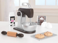 KidKraft Espresso Wooden Baking Set, Pige, Sort, Sølv, 190 mm, 110 mm, 200 mm, 1,3 kg