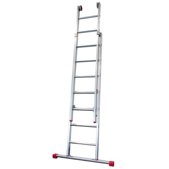 JUMBO Skydestige SP 2x7 trin 3,5m. M/stigefod - 41JSS207-S