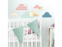 Vilde og frie skyer wallstickers med spejl