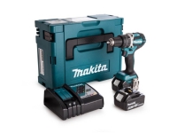 Makita DHP484 - Hammerbor/skruemaskine - ledningfri - 2-hastigheders - nøgleløs borepatron 13 mm - 54 N·m - 2 batterier - 18 V