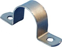 NKT Kabelbøjle Nr.9 2 lap huldiameter Ø5,0mm halvhårdt båndstål Varmgalvaniseret - (200 stk.)