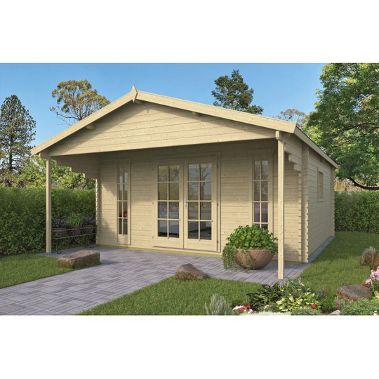 Reno Bjælkehytte - 44 mm - 400765N - 25 m²
