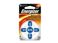 Batterier Energizer 675, til høreapparat, pakke a 4 stk.