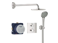 Grohe sampk indby firk+brs - Grohtherm Brusesæt med Rainshower Cosmopolitan 210 34734000