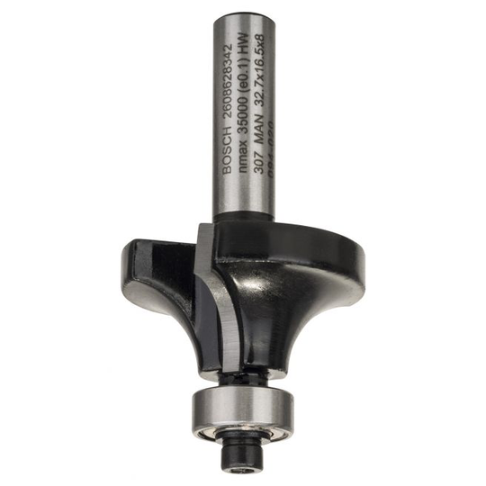 Bosch Fræser Afrund M.kleje Hm 8mm L 17 Mm R 1 - 2608628342