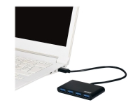PORT Connect - Hub - 4 x SuperSpeed USB 3.0 - desktop