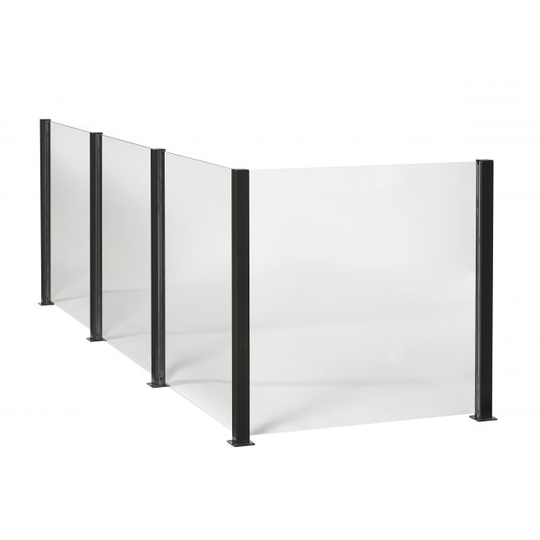 Smart Fence - Glas klar 6 mm - modul 95