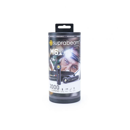 Suprabeam Lommelygte M6xr 8,5x18x8,5cm