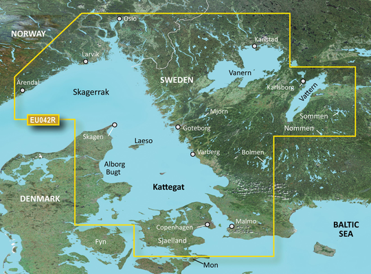 Garmin Bluechart G3 Vision veu042r Oslo-Trelleborg