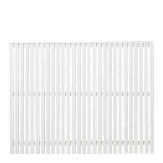 Plus Sendai Hegn - 180x140 cm - Fungicid beh. grundmalet hvid to gange - 17443-13
