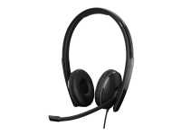 EPOS I SENNHEISER ADAPT 160T ANC USB-C - ADAPT 100 Series - headset - på øret - kabling - aktiv støjfjerning - USB-C - sort - Certified for Microsoft