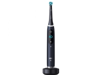 Braun iO Serie 6, Voksen, Vibrerende tandbørste, Sort, Rund, Batteri, Indbygget batteri