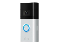 Ring Video Doorbell 3 Plus - Dørringeklokke - trådløs - 802.11a/b/g/n - 2.4 Ghz, 5 GHz - satinnikkel, venetiansk bronze