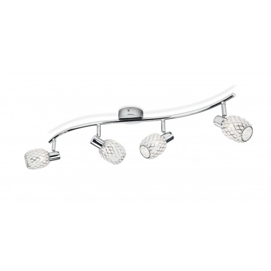 Philips Deltoid 4-spots - Krom