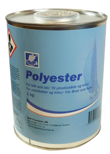 Poly.plast 1kg exl.hærd.
