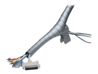 TECHly - Kabelfleksibelt rør - indendørs - 2.5 m - sort