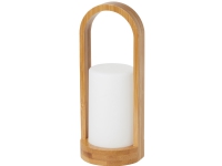 Lysholder Easy 100x240 mm til Duni LED lys Bambus/Hvid - (karton á 4 stk.)