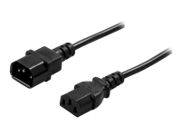 DELTACO - Strømkabel - IEC 60320 C14 til IEC 60320 C13 - 3 m
