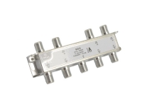 Triax SCS 8, Kabelfordeler, 75 ohm (O), 5 - 2400 Mhz, Grå, Hunstik, F-Type