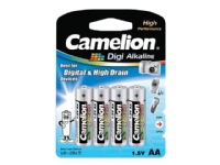 Camelion Digi Alkaline LR6-BP4 - Batteri 4 x AA type - Alkalisk - 2800 mAh