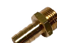 ARIMEX Messing slangeforskruning ½ slangenippel og ½ udvendigt gevind med 6 kant mellem nippel og gevind
