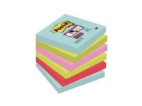 3M Post-it® Super Sticky Notes 76x76 mm Miami ass. farver - (6 stk.)