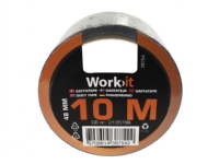 Work>it® Gaffatape 48 mm × 10 meter sort