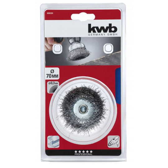 KWB Kopbørste 75 grov - SB-kort