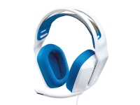 Logitech G G335 Wired Gaming Headset - Headset - fuld størrelse - kabling - 3,5 mm jackstik - hvid - Discord Certified