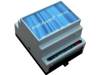 PROFORT MultiGuard DIN4 GSM sender/modtager, 12-24Vac/dc, 3 digitale indgange, 1 analog indgang, 1 relæudgang. Excl. strømforsyning