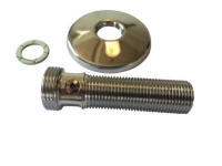 Tilgangsstykke med afspærring - 85 mm ( incl. pakning ). Til brus.