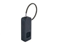 Schwaiger 715934, Smart hængelås, Fingeraftrykslæser, Sort, Metal, IP65, Lithium-Ion (Li-Ion)