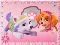 Paw Patrol Everest og Skye De Luxe gulvtæppe til børn 95x125