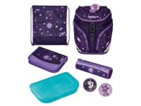 Herlitz SoftLight Plus Space Girl, Pencil pouch, Sport bag, Madpakke, Penalhus, Skoletaske, Pige, Grad & grundskole, Rygsæk, 16 L, Sidelomme