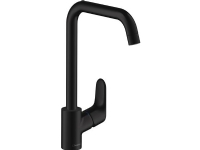 HansGrohe Focus 260 etgrebs køkkenarmatur med svingtud i mat sort
