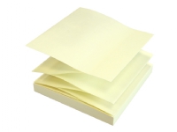 Notes Z-notes Q-line Stick'N gul 76x76mm - (12 stk. pr. pakke)