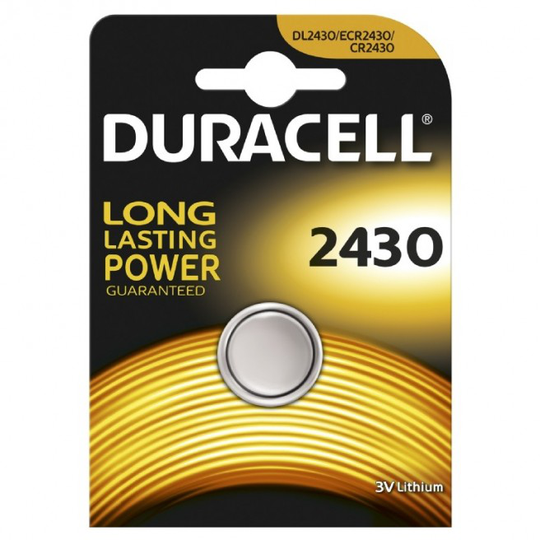 Duracell Elec. Knapcell 2430 1pk. - Batteri