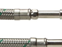 Tilsl.Sl Spx x10mm rør 500mm - M10 lang. Softpex Rustfri flet DN8