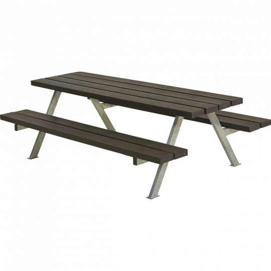 Plus Alpha Junior Bord/Bænkesæt - 177 cm - Genbrugsplast