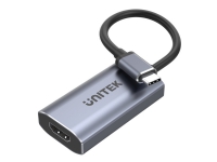 Unitek V1414A - Videoadapter - USB-C han til HDMI hun - 15 cm - space grey - 8K60 Hz support
