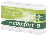 Køkkenrulle Wepa 2-lags hvid 26cm x 14m med 64 ark - (32 ruller)