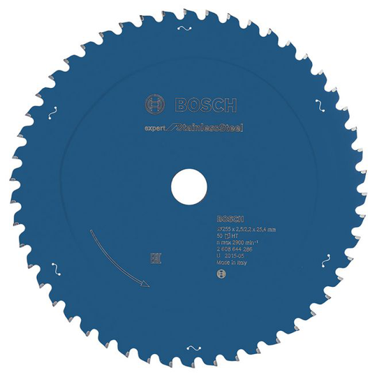 Bosch Rundsavsklinge 255x25,4mm 50t Exp Stainless - 2608644286