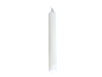 Kronelys 22x200mm hvid brændetid 7 timer - (30 stk.)