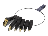 DELTACO Office HDMI adapter ring - - videoadapter-kit - sort - 4K support