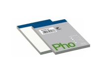 Telefonblok Bantex A7, 105x74mm, ulinjeret