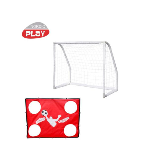 Np Pro Goal Fodboldmål 1,65x1,35x0,76 M Inkl. Sharpshooter