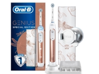 Oral-B Genius 10000, Voksen, Roterende, pulserende tandbørste, Roseguld, 48000 Omdrejninger pr. minut, Batteri, Indbygget batteri
