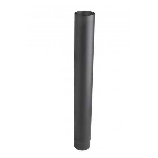 Morsø Røgrør Ø150 Lige Rør 100 Cm Sort - 62152321