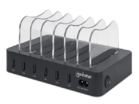Manhattan 102254, Sort, CE FCC RoHS WEEE ETL, 100 - 240 V, 1 A, 155 mm, 125 mm