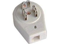 Telefonstikadapter 3P/ RJ11 hvid